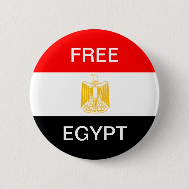 FREIES ÄGYPTEN BUTTON (Vorderseite)