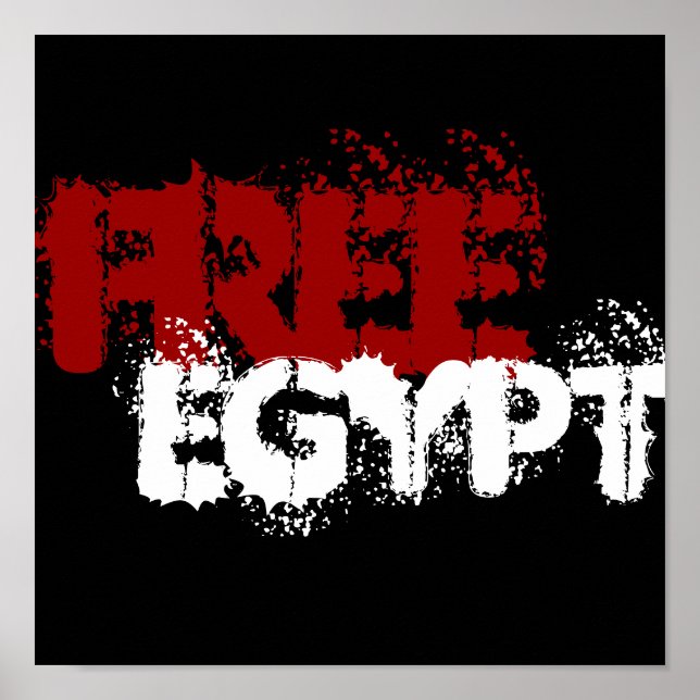 FREIES ÄGYPTEN POSTER (Vorne)