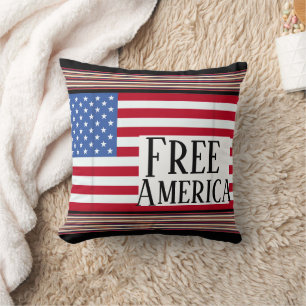 Freies Amerika Kissenhülle Kissen