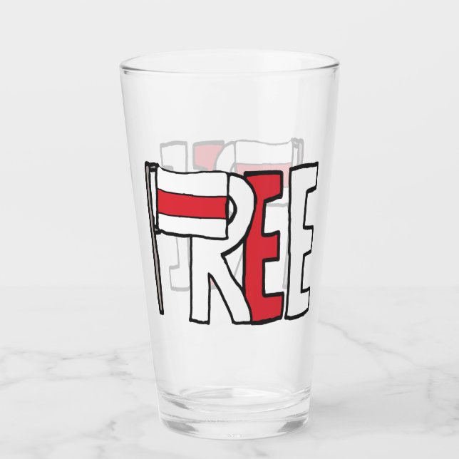 Freies Belarus Glas (Vorderseite)