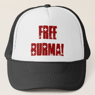 FREIES BIRMA! TRUCKERKAPPE