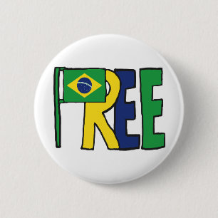 Freies Brasilien Button