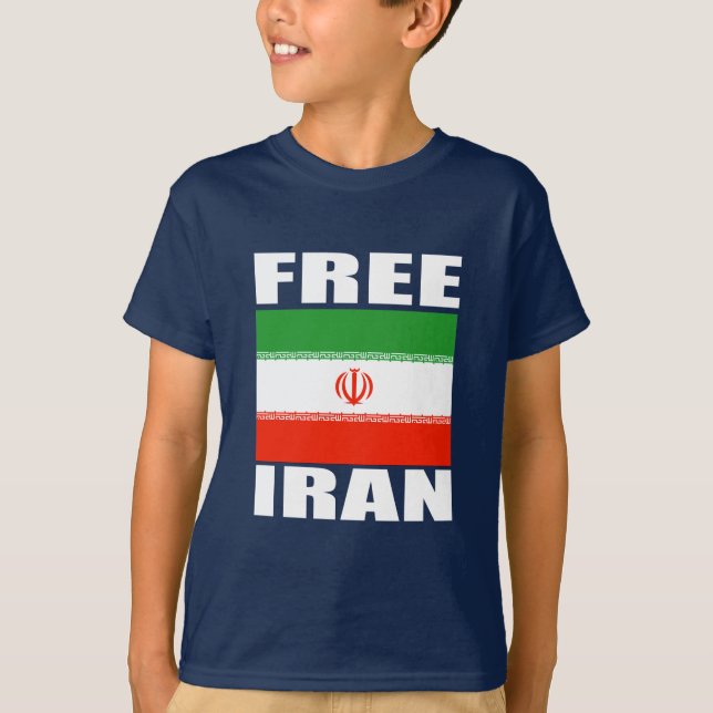 Freies der Iran-T - Shirtweiß T-Shirt (Vorderseite)