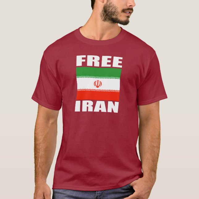 Freies der Iran-T - Shirtweiß T-Shirt (Vorderseite)