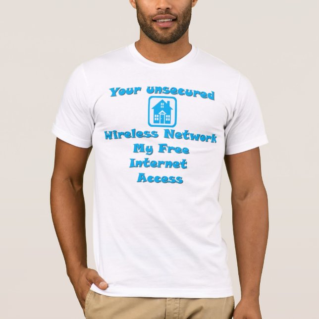 Freies drahtloses Ver. 2 T-Shirt (Vorderseite)