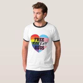 Freies Elternteil umarmt LGBTQ T - Shirt