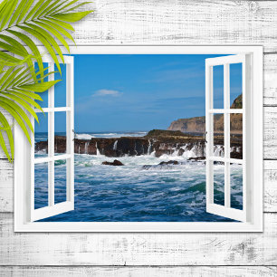 Freies Fenster Seaside Escape Poster