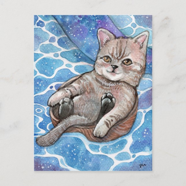 Freies Floating Postkarte (Vorderseite)