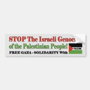 Freies Gaza u. Palästina Autoaufkleber