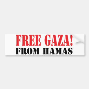 Freies GAZA von HAMAS Autoaufkleber