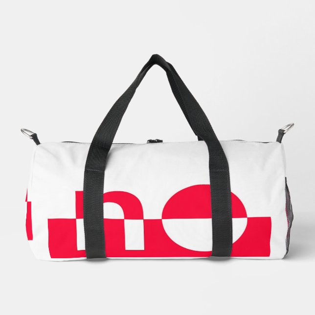 Freies Grönland Duffle Bag (Vorderseite)