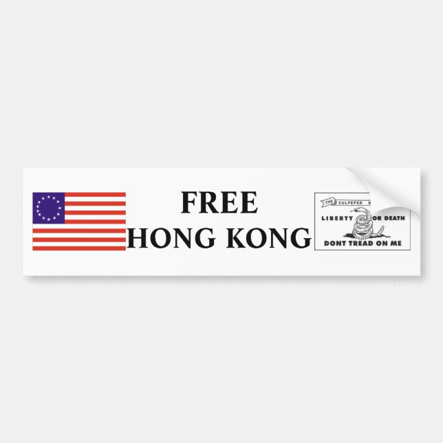 Freies Hongkong Autoaufkleber (Vorne)