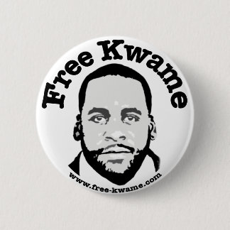 "Freies Kwame" Stoßknopf Button