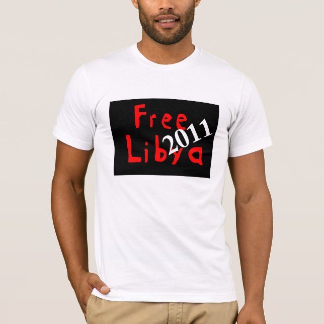 freies Libyen 2011 T-Shirt (Vorderseite)