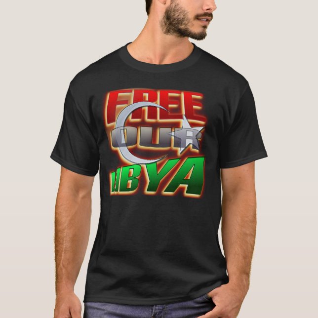 Freies Libyen-Revolutions-Shirt T-Shirt (Vorderseite)