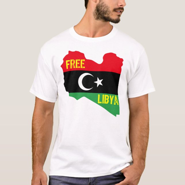 Freies Libyen-Shirt T-Shirt (Vorderseite)