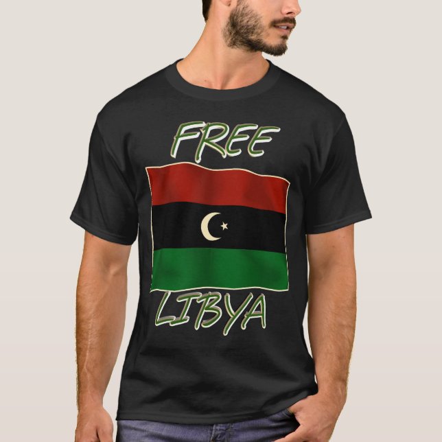 Freies Libyen T-Shirt (Vorderseite)