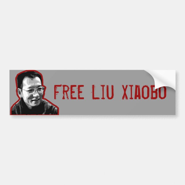 Freies Liu Xiaobo Autoaufkleber (Vorne)