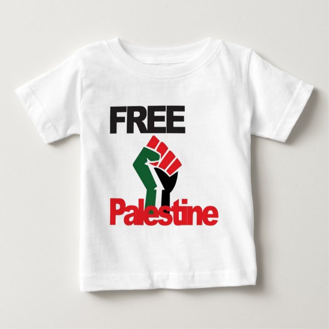 Freies Palästina - فلسطينعلم - palästinensische Baby T-shirt (Vorderseite)