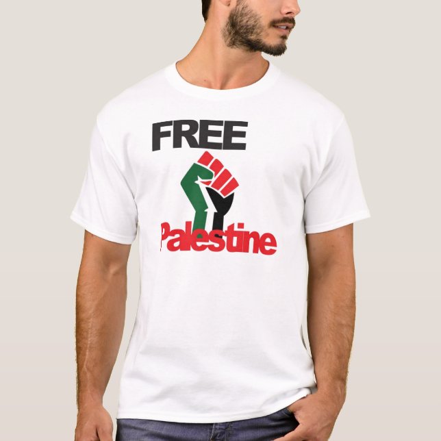 Freies Palästina - فلسطينعلم - palästinensische T-Shirt (Vorderseite)