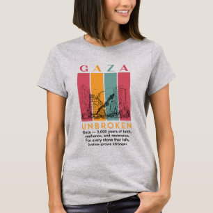 Freies Palästina Frauen T-Shirt – Gaza 3000 Jahre