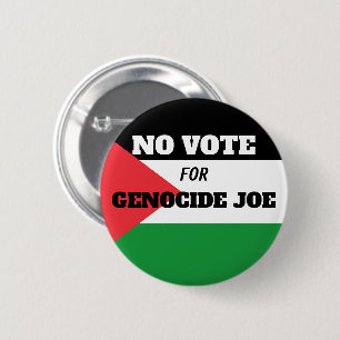 FREIES PALÄSTINA - Keine Stimme für Genozid Joe -  Button