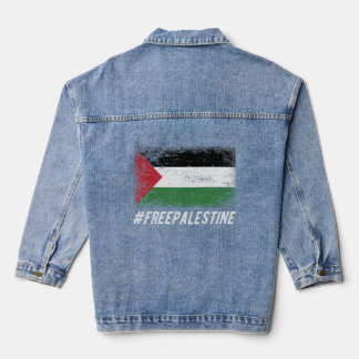 Freies Palästina mit Palästina Jeansjacke
