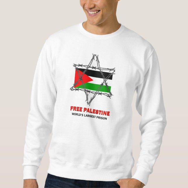 FREIES PALÄSTINA-Sweatshirt Sweatshirt (Vorderseite)
