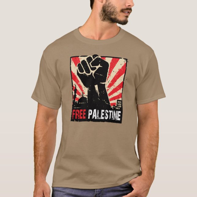 freies Palästina T-Shirt (Vorderseite)