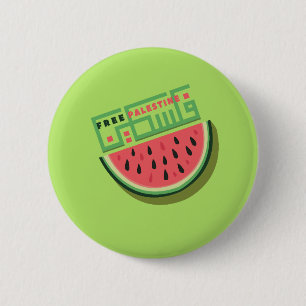 FREIES PALÄSTINA WASSERMELONE BUTTON