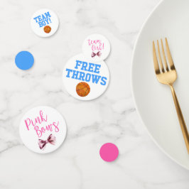 Freies Party oder rosa Bögen Geschlecht offenbaren Konfetti