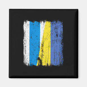 Freies Russland Ukraine Halbe Flagge Russische Opp Magnet