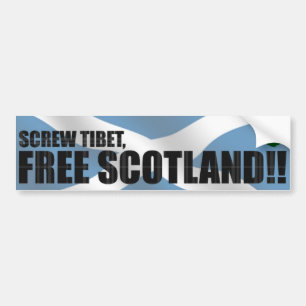 Freies Schottland!! Autoaufkleber