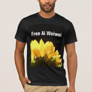 "Freies Sonnenblume-T - Shirts Ai Weiwei"