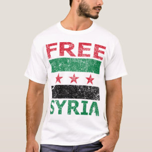 Freies Syrien (echte syrische Flagge) T-Shirt