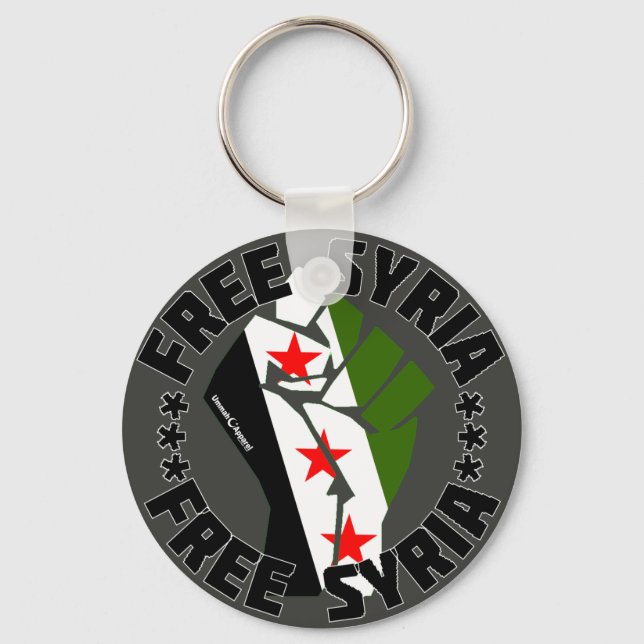 Freies Syrien Schlüsselanhänger (Vorderseite)