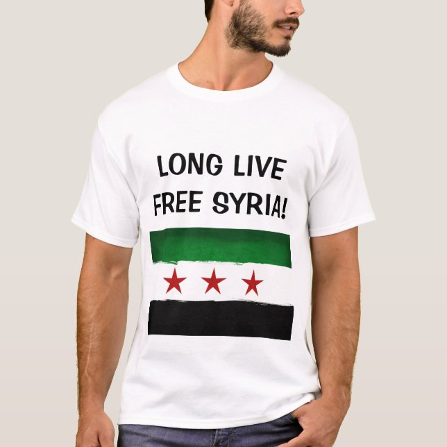 Freies Syrien-Shirt T-Shirt (Vorderseite)