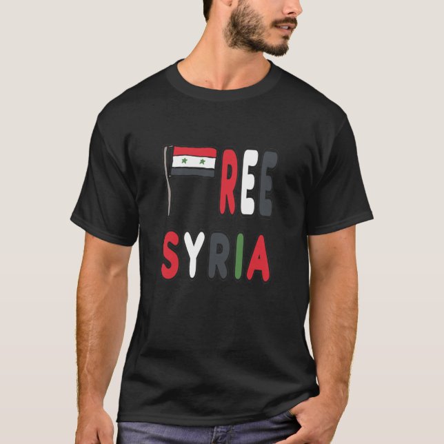 Freies Syrien T-Shirt (Vorderseite)