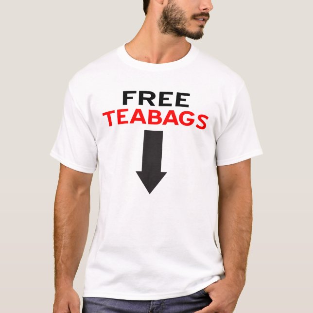 Freies Teebeutel-T-Shirt T-Shirt (Vorderseite)