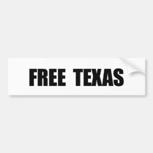FREIES TEXAS AUTOAUFKLEBER