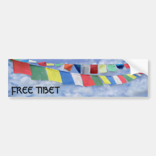 Freies Tibet Autoaufkleber