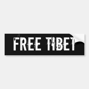FREIES TIBET AUTOAUFKLEBER