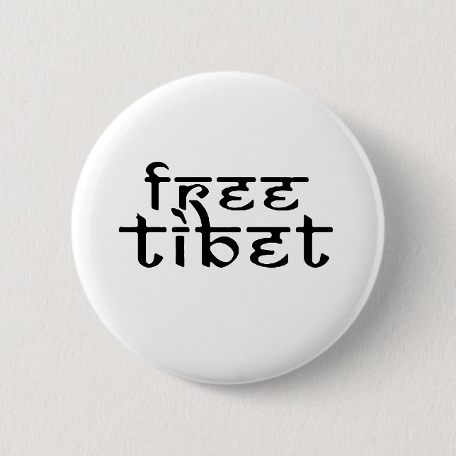 FREIES TIBET BUTTON (Vorderseite)