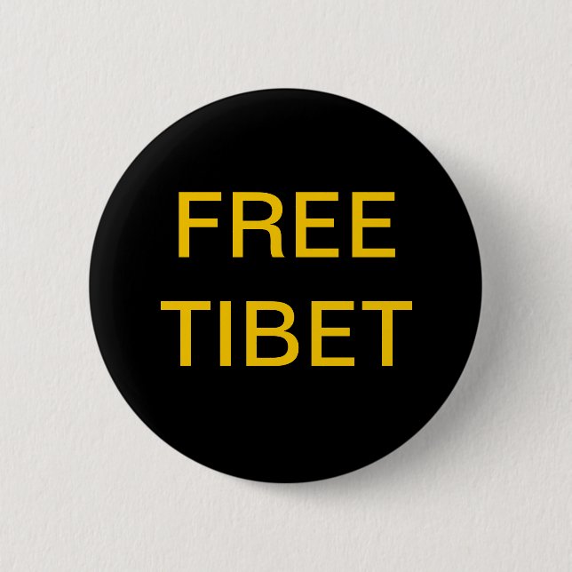 FREIES TIBET BUTTON (Vorderseite)