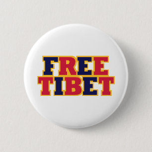 Freies Tibet Button