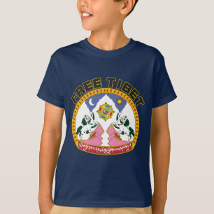 Freies Tibet-Emblem T-Shirt