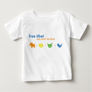 Freies Tibet-Mia-Shirt Baby T-shirt