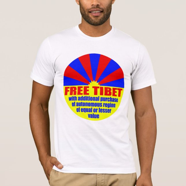 Freies Tibet mit zusätzlichem Kauf-Shirt T-Shirt (Vorderseite)