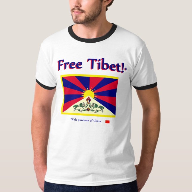 Freies Tibet! * T-Shirt (Vorderseite)