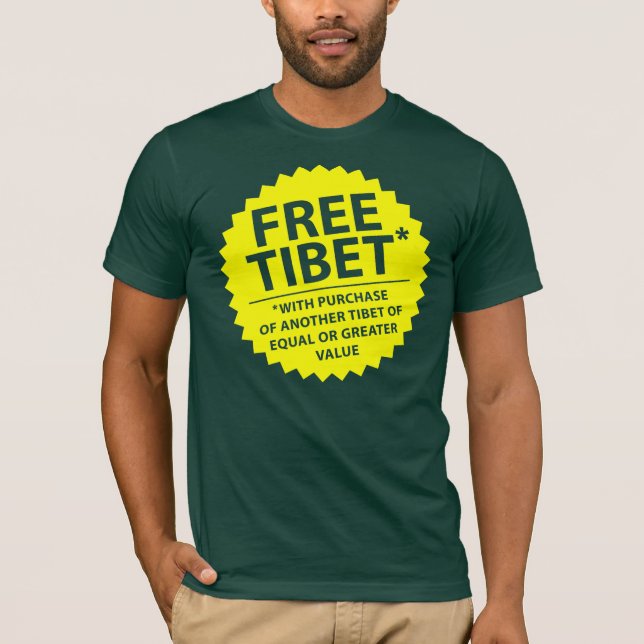 Freies Tibet* T-Shirt (Vorderseite)